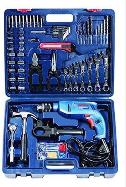 BOSCH 2.607.002.791 Hand Tool Kit &amp; GSB 550 Combo Angle Drill