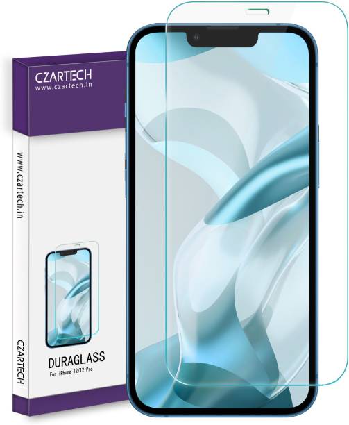 CZARTECH Tempered Glass Guard for Apple iPhone 12, Apple iPhone 12 Pro