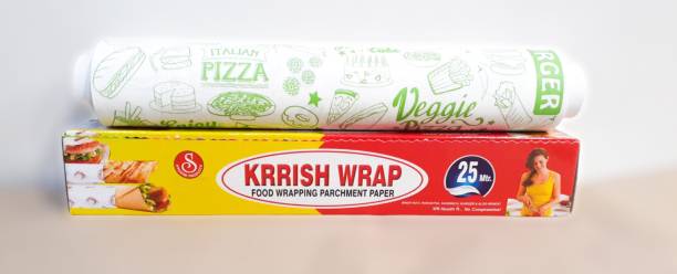Krrish Butter Paper For Food, Cooking, Baking Wrap Roti Non Stick, Size 280mm x 25m