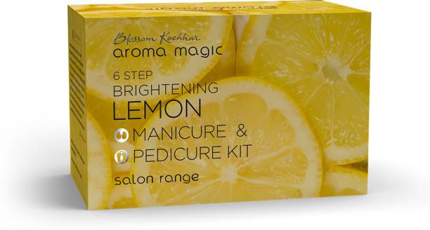 Aroma magic Lemon Brightening Pedicure & Manicure Kit 6 in 1