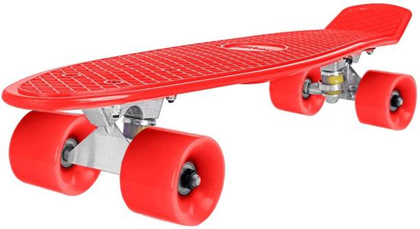 Strauss Cruiser Penny Board, (Red) 6 inch x 22 inch Skateboard