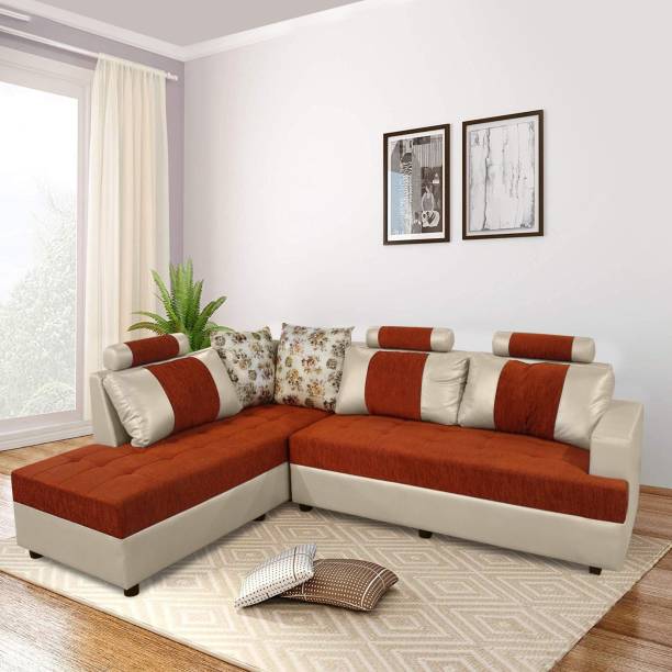 ELTOP Boster L-Shape LHS Fabric 6 Seater  Sofa