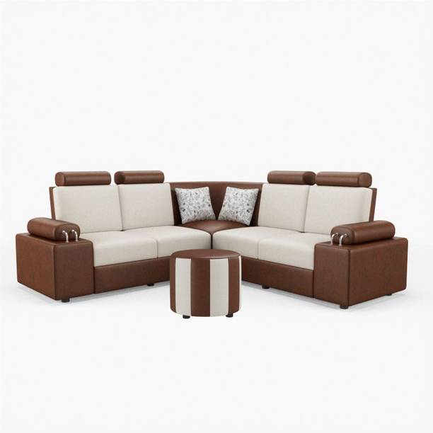 Leather Corner Sofa At Best S In India Flipkart Com Leather Corner Sofa, Black Leather Corner Sofa Bed Scsi
