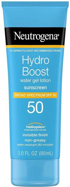 NEUTROGENA Hydro Boost Water Gel Sunscreen Lotion Water-Resistant & Non-Greasy Hydrating - SPF 50