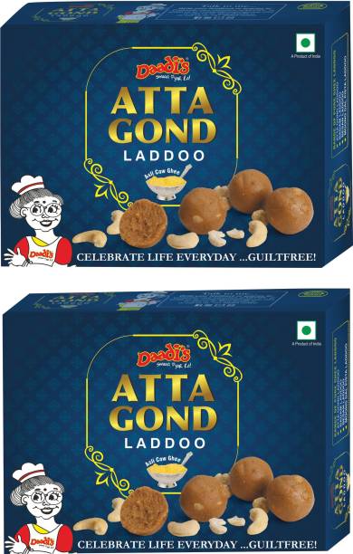 Daadi's Atta Gond Laddoo Pure Ghee Box