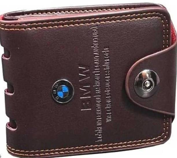JOYLAY Men Casual Brown Artificial Leather Card Holder