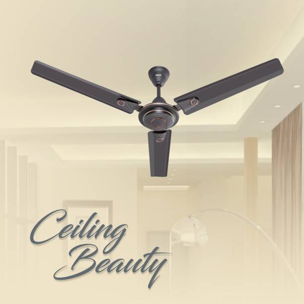 Almo DECO 1200 mm (48 inch) High Speed Decorative Ceiling Fan CNC Winded Anti Dust 1200 mm Anti Dust 3 Blade Ceiling Fan