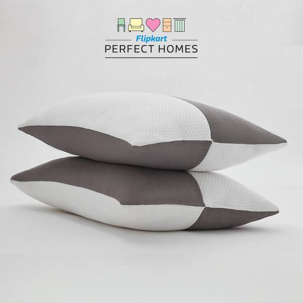 Flipkart Perfect Homes Microfibre Geometric Sleeping Pillow Pack of 2