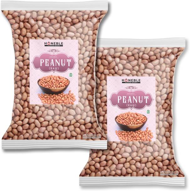 HONEBLE SUPER MART Organic Brown Peanut (Whole)