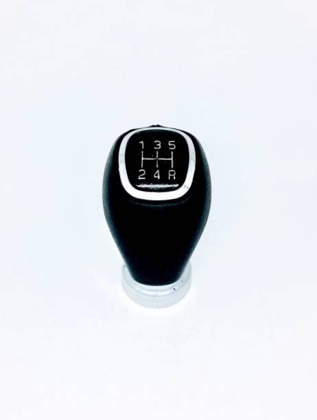 SNTP Gear Shift Knob Black With Chrome Finish Suitable For Grand i10/Xcent/i20Elite Gear Knob