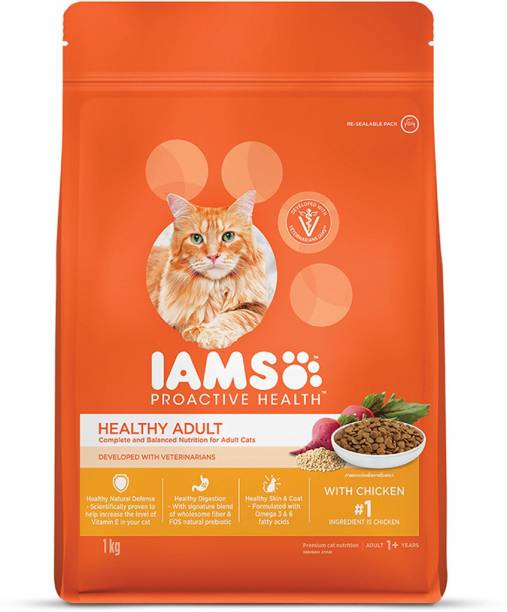 IAMS Proactive Health Adult (1+ Years) Healthy Chicken 1 kg Dry Adult Cat Food