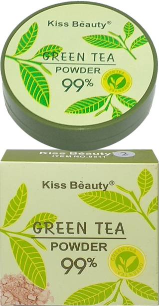 Kiss Beauty Green Tea Duel 2 in 1  Compact