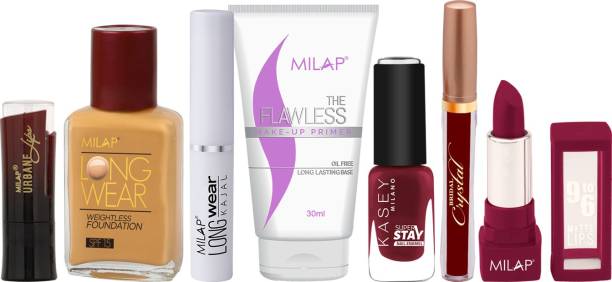MILAP Makeup kit Gift Pack for Women ( Skin Type- Dusky )