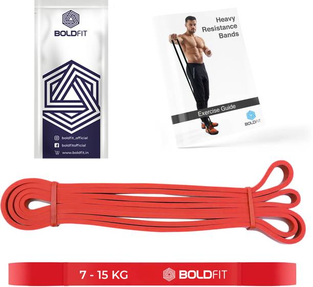 BOLDFIT Heavy Resistance Band For Exercise & Stretching Resistance Tube For Men & Women Resistance Band