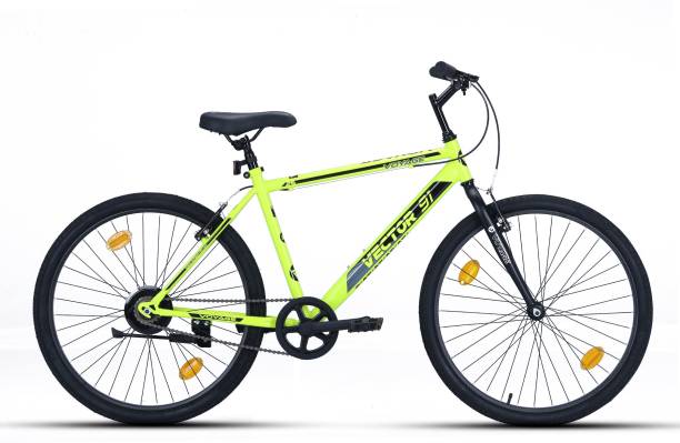 Vector 91 Voyage 26T Neon Yellow Hybrid Cycle 26 T Hybrid Cycle/City Bike
