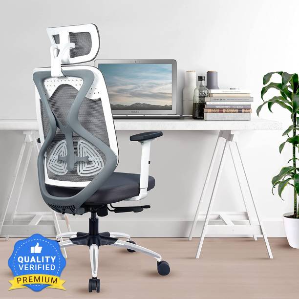 GREEN SOUL Zodiac Pro High Back Ergonomic|Home, Office, WFH|Seat Slider|Premium Mesh Mesh Office Adjustable Arm Chair