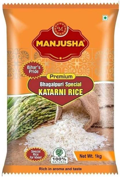 Manjusha Bhagalpuri Katarni Rice For Pulao rich in aroma & taste Katarni Rice (Medium Grain, Polished)