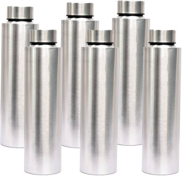 RKAS RK Stainless Steel Fridge Water Bottle 1000ML Set of 6 Pieces 1000 ml Bottle