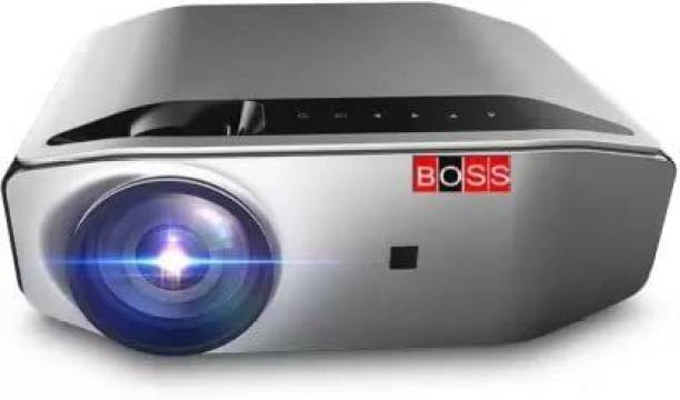 BOSS S29A |HD 3840 x 2160p, 7000 lumens, 10000:1 Contrast, Lifetime 60,000 Hrs (7000 lm) Portable Projector