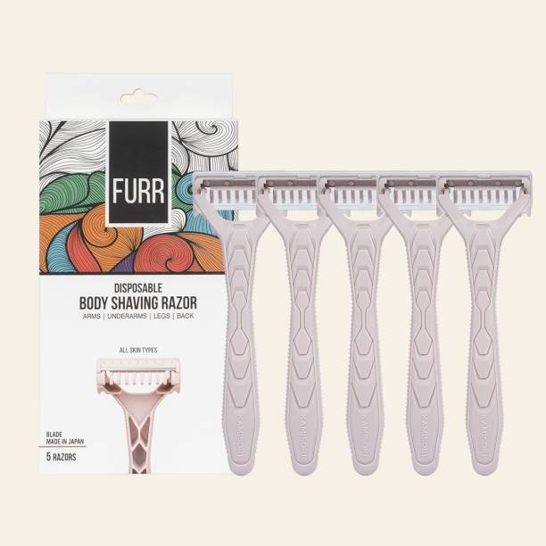 FURR By Pee Safe Disposable Body Shaving Razor | Ultra-thin Blade For The Smoothest Shave