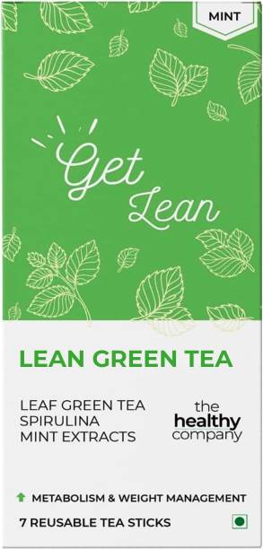 The Healthy Company Lean Green Tea (Mint) for Weight Loss Mint Green Tea Box