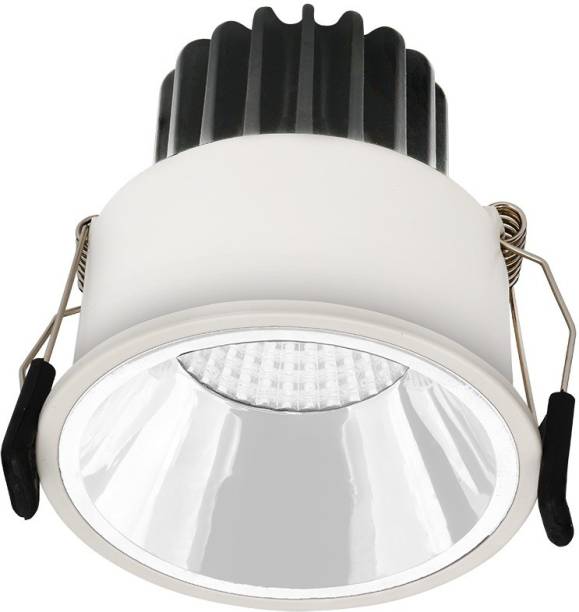 Legero Lego 8W 6000K Round COB Downlight with white Color Reflector Recessed Ceiling Lamp