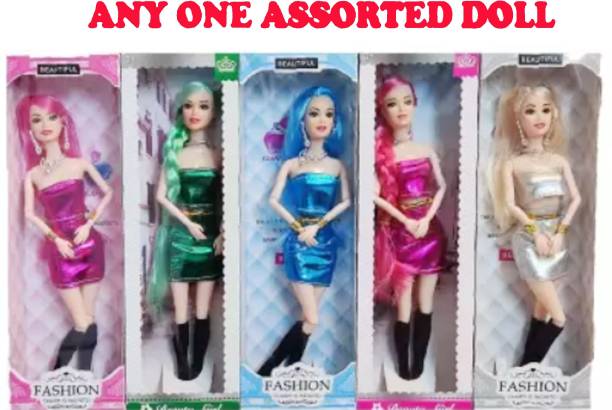 Just97 Beautiful Cute Classy Fashion Doll with Movable Hands and Legs (Pack of 1)