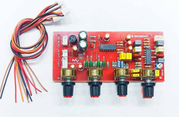 M V COLLECTION 2.1 BASS TREBLE BOARD WITH 5 VOLT OUTPUT AND INBUILT SUBWOOFER BOARD Electronic Components Electronic Hobby Kit