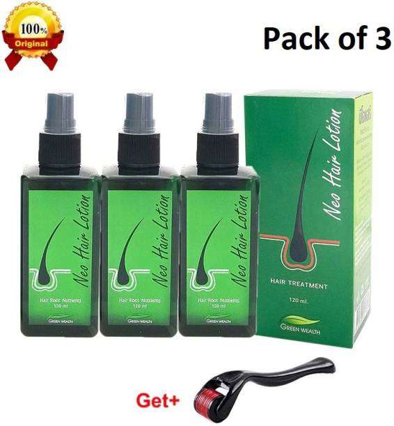 neo hair lotion Green wealth hair growth 120 ml (Pack of 3)