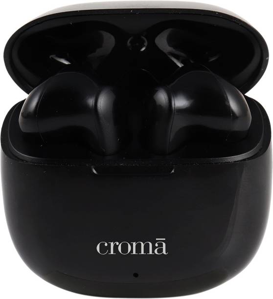 Croma Touch Control & Fast charge TWS Earbuds, playtime up to 15H, CREEH2008sBTEB Bluetooth Headset