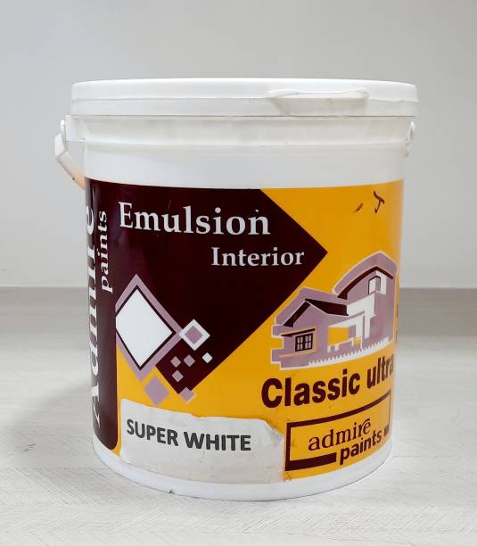 Admire Paints CLASSIC ULTRA INTERIOR SUPER WHITE Emulsion Wall Paint
