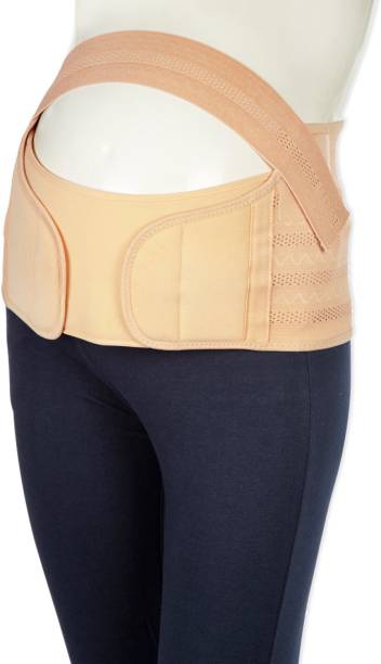 MeeMee Pre and Post Natal Maternity Corset Belt (Support Belly Band) (Large, Pink)