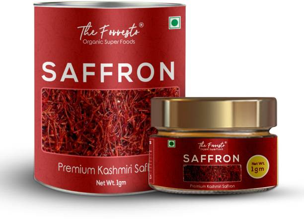 TheForresto Pure & Organic Kashmiri Kesar / Saffron Threads A++ Grade Certified Natural, 1g