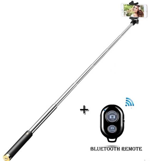 POZUB Wired AUX Cable selfie stick, selfie stand, Remote selfie stick+Bluetooth Remote Tripod, Monopod, Monopod Kit, Tripod Ball Head, Tripod Bracket, Tripod Clamp, Tripod Kit