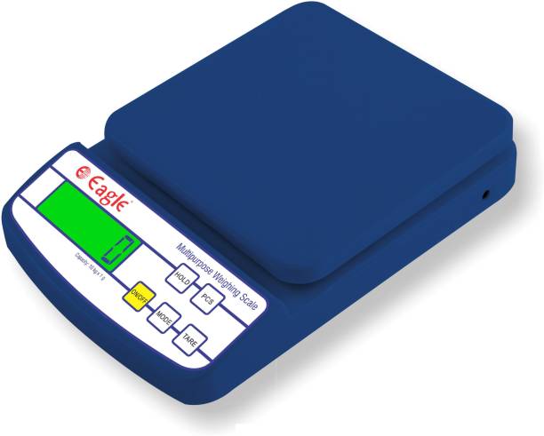 EAGLE PKT-40A Multipurpose Digital Kitchen Scale with Backlight, Deep Blue (10 kg, 1 g) Weighing Scale