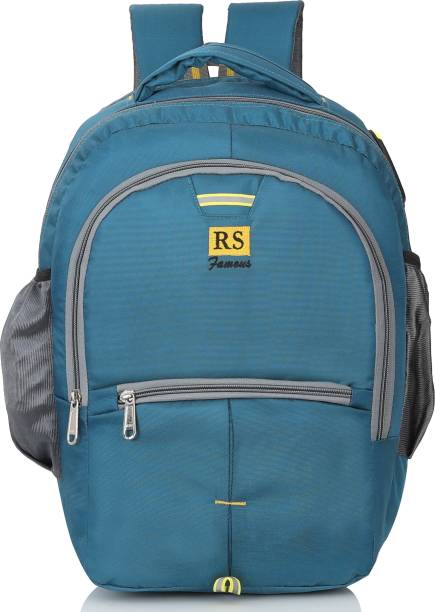 RS Famous Large 45 L Laptop Backpack Unisex College & School Bags (Multicolor) 45 L Laptop Backpack