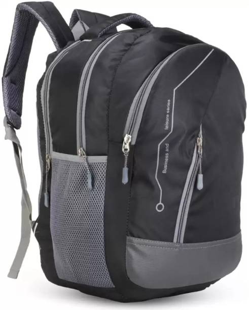 outbox 009 BLACK LARGE SPACY UNISEX Waterproof School Bag