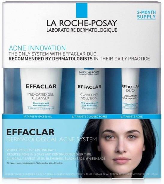 La Roche Posay Effaclar Dermatological 3 Step Acne Trea...
