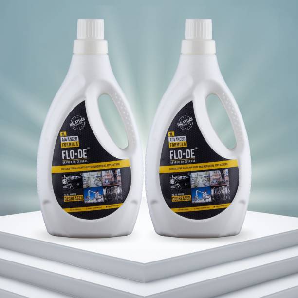 Flo-De All Purpose Heavy-Duty Industrial Degreaser & Cleaner Pack of 2 (1L Concentrate) Degreasing Spray