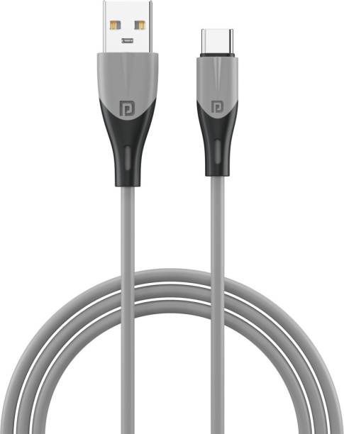 Portronics USB Type C Cable 3 A 1 m Konnect Way Type C
