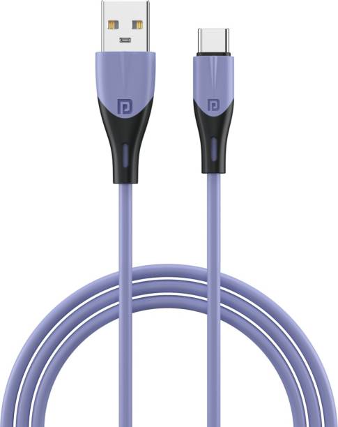Portronics Konnect Way Type C 3 A 1 m USB Type C Cable
