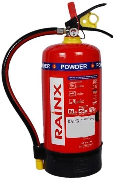 mawanzo Fire Cylinder 6 Kg ABC Powder Type Fire Extinguisher with L Stand(6KG) Fire Extinguisher Mount