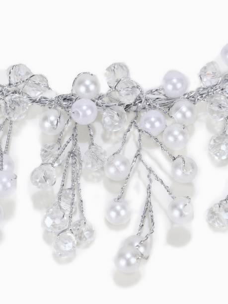 Styledose Wedding Crystal Hair Vine Bridal Headpiece Headbands Wedding Hair Accessories Bun Clip