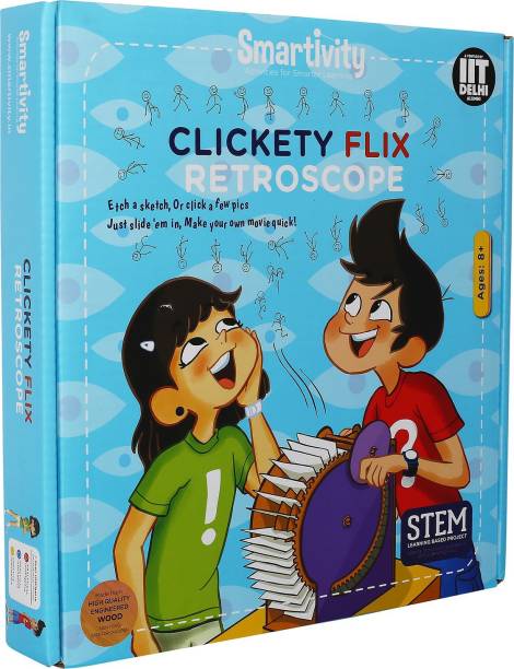 Smartivity Clickety Flix Retroscope For 8+ Years Boys And Girls, DIY Toy