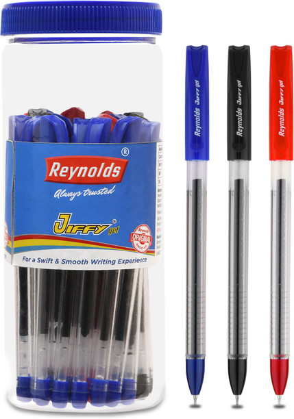Pack Of 6 Gel Pens Various Colour Combinations Neon Black Red Blue Glitter New 