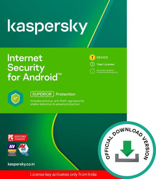 Kaspersky 1 PC 1 Year Mobile Security (Email Delivery - No CD)