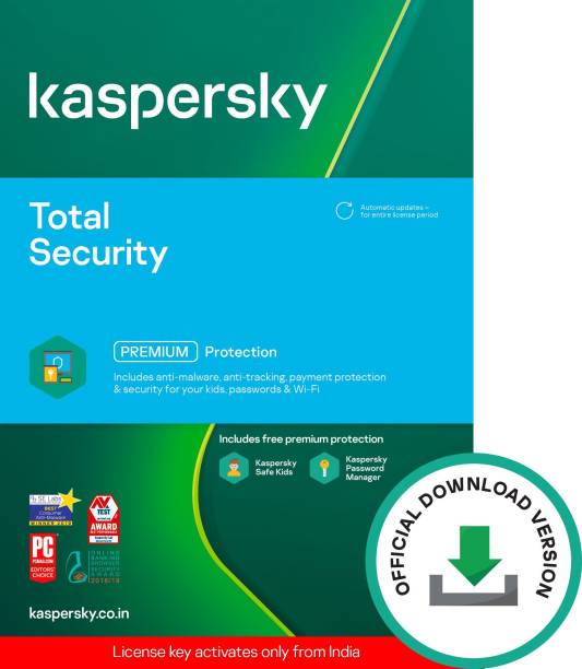 Kaspersky 2 PC 1 Year Total Security (Email Delivery - No CD)