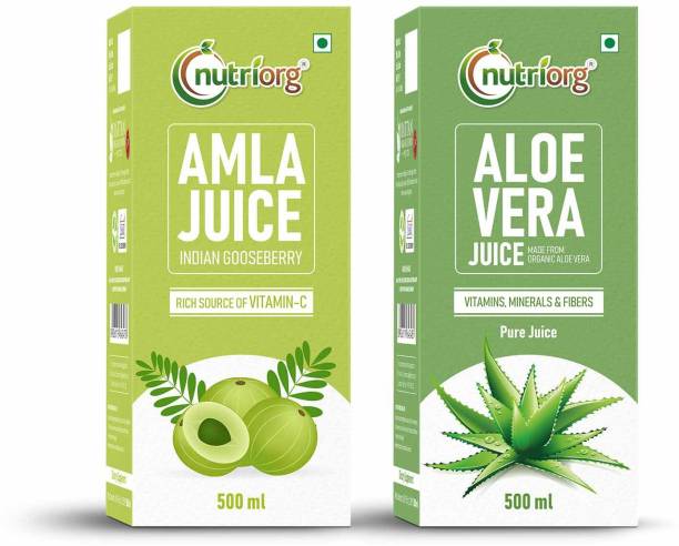 Nutriorg Amla Juice & Aloe Vera Juice Detox Pack