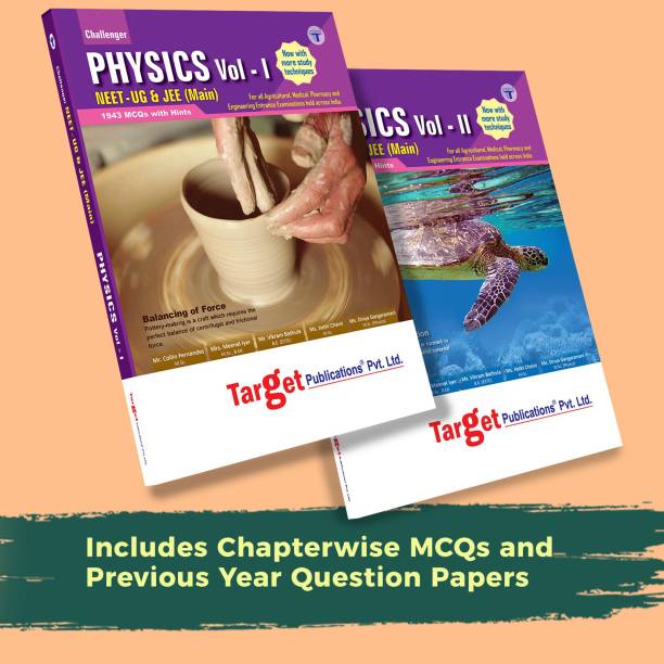 NEET Book | NEET UG / JEE Mains Challenger Physics Books Vol 1 And 2 For 2020 Medical And Engineering Entrance Exam | JEE Book | Chapterwise MCQs With Solutions | 2019 Question Paper With Answer Key | Model Papers For Practice | Best Study Material For NEET And JEE Preparation