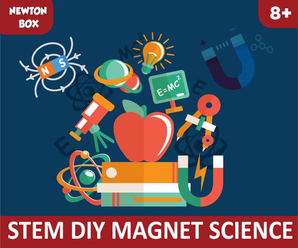 Little Olive Newton Box DIY Magnet Science Experiment Kit |Toys for boys and girls
